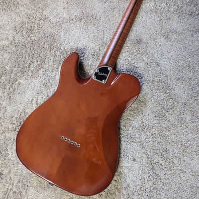 Electric Guitar Soloking MT-1 Fm Artisan With Roasted Flame Neck In Honeyburst Nafiri Special Run Jescar image 4