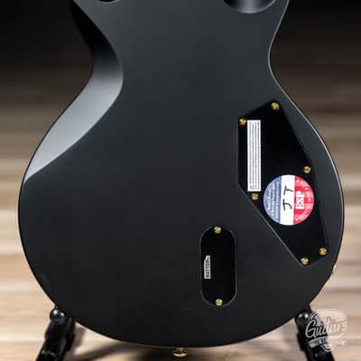 ESP LTD Deluxe EC-1000 LH Left-Handed EMG Guitar – Vintage Black image 7