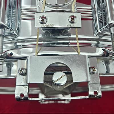 Rogers Dyna-Sonic 14x5 Snare Drum 1960s - Chrome Over Brass image 9