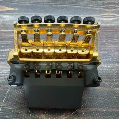 80s YAMAHA Rockin'Magic-Pro Guitar Bridge Gold image 7