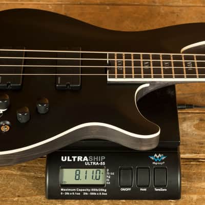Schecter SLS Evil Twin-4 Bass - Ebony - Satin Black image 8