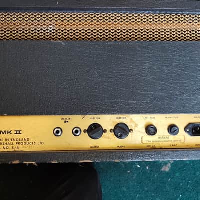 Marshall JMP 1978 MK II 2-Channel 50-Watt Guitar Amp Head 1975 - 1981 - Black image 3