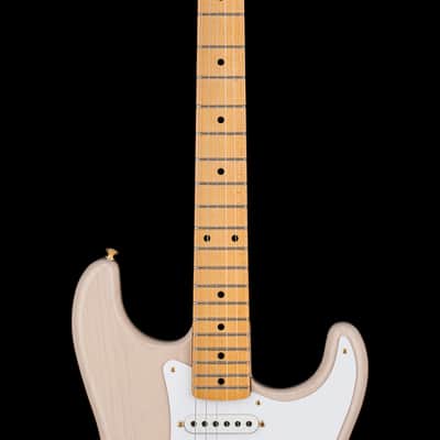 Fender Custom Shop Limited Edition 1954 Hardtail Stratocaster Deluxe Closet Classic - Dirty White Blonde #0341 image 5