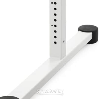 K&M 18820 Omega Pro Keyboard Stand - Pure White (OmegaProWTd1) image 3