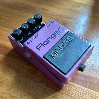 Boss BF-2 Flanger (Green Label) 1985 - Purple - Made In Japan [PSA MOD] image 2