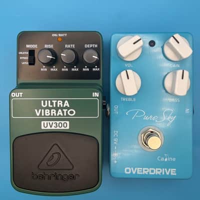 🟢🔵 Behringer UV300 Ultra Vibrato + Caline Pure Sky image 1