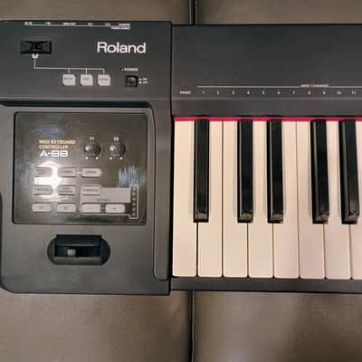 Roland A-88 MIDI Keyboard Controller 2012 - 2019 - Black image 2