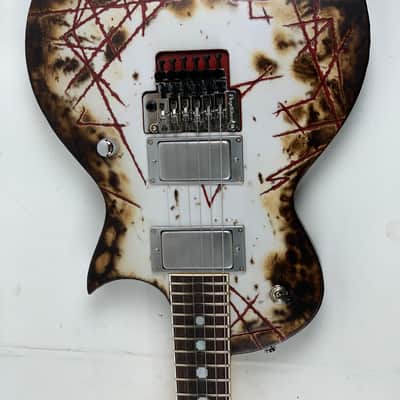 ESP RZK-II Burnt Richard Z Distressed Electric Guitar + Hard Case Made in Japan EMG - In Stock image 11