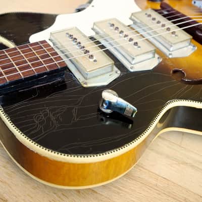1960s Truetone Swingmaster by Kay K673 Vintage Electric Guitar Barney Kessel image 10