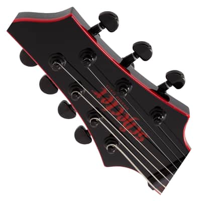 Schecter Sunset-7 ET Red Dawn 7-String Electric Guitar - Gloss Black - Open Box image 4
