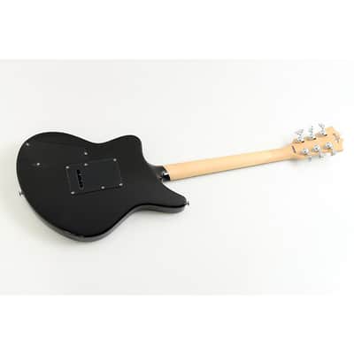 D'Angelico Premier Series Bedford SH Limited-Edition Electric Guitar with Tremolo Regular Black Flake image 2