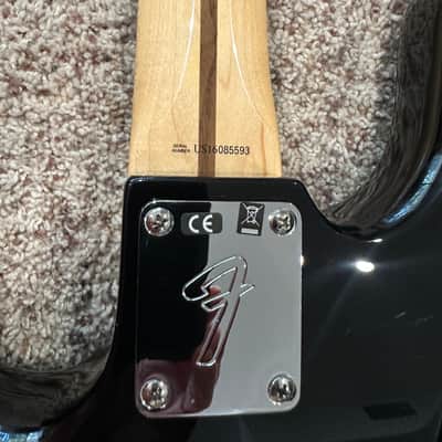Fender US Geddy Lee Artist Series Signature Jazz Bass (2016) Black image 4