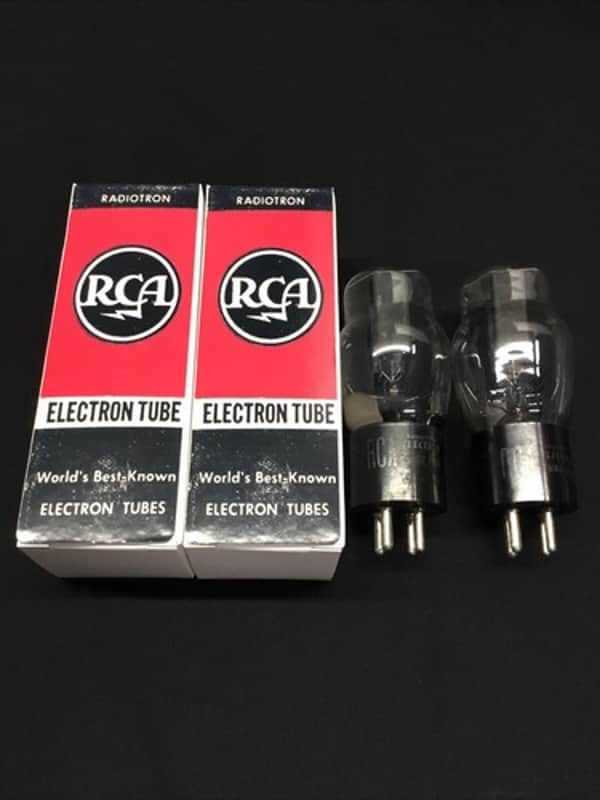 GREAT PAIR RCA Type # 80 RECTIFIER Audio Radio Vintage VACUUM TUBES J.8722 image 1