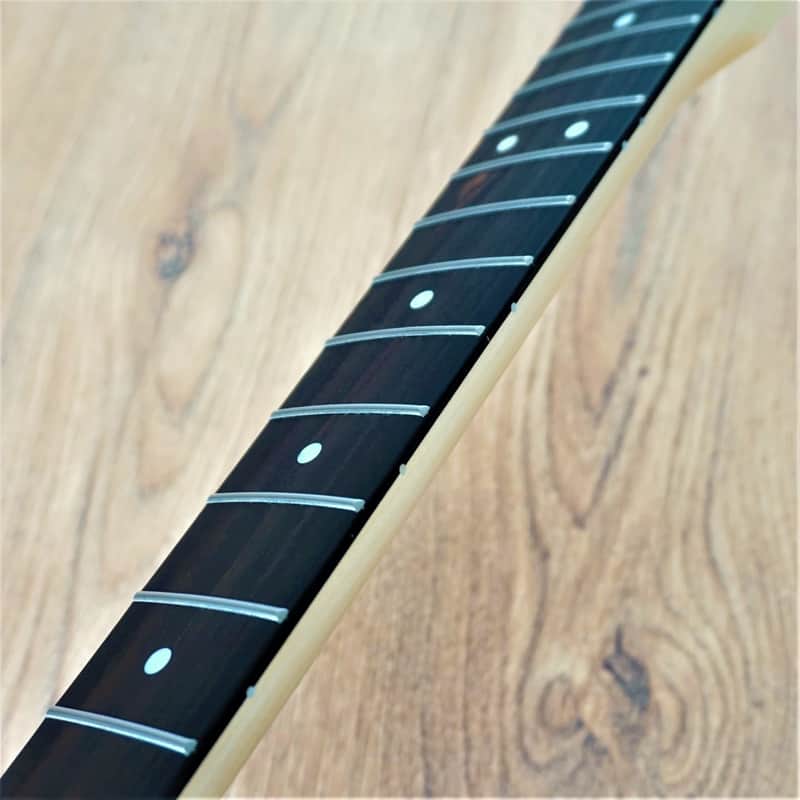Telecaster Compatible Rosewood and Maple Neck 22 Fret Jumbo Satin image 1