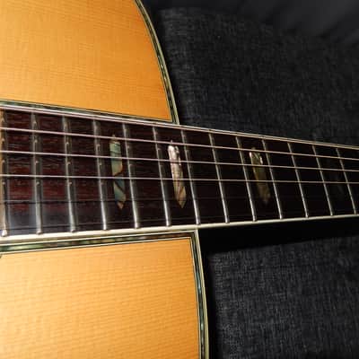 MADE IN JAPAN 1976 - RIDER R500D - AMAZING - MARTIN D45 STYLE - ACOUSTIC GUITAR image 5