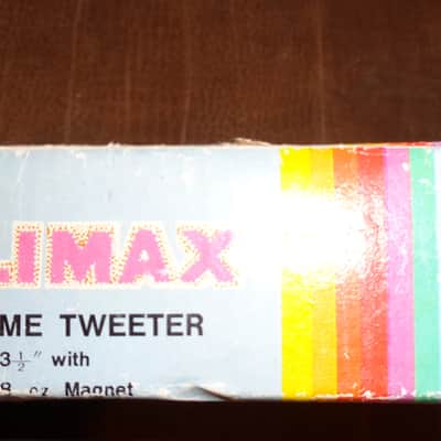nos Climax MG Dome Tweeter MG-DMT-800 50 watt 8 ohm 8oz magnet 3 1/2" width image 4
