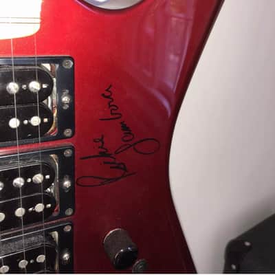 Kramer Voyager 1980's signed by Jon Bon Jovi Richie Sambora and Tico Torres of Bon Jovi image 5