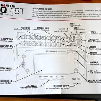 Allen & Heath CQ-18T 16-Channel Digital Mixer 2023 - Present - Black image 7