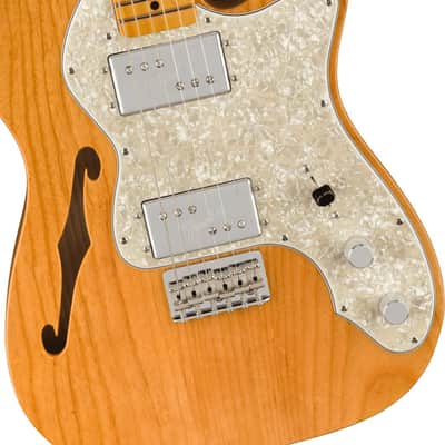 Fender American Vintage II 1972 Telecaster Electric Guitar Thinline Maple Fingerboard, Aged Natural image 3