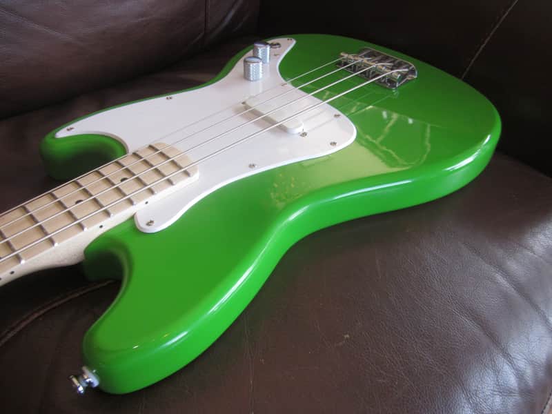 Fender Squier Sonic Bronco Electric Bass 4-String - Lime Green image 1