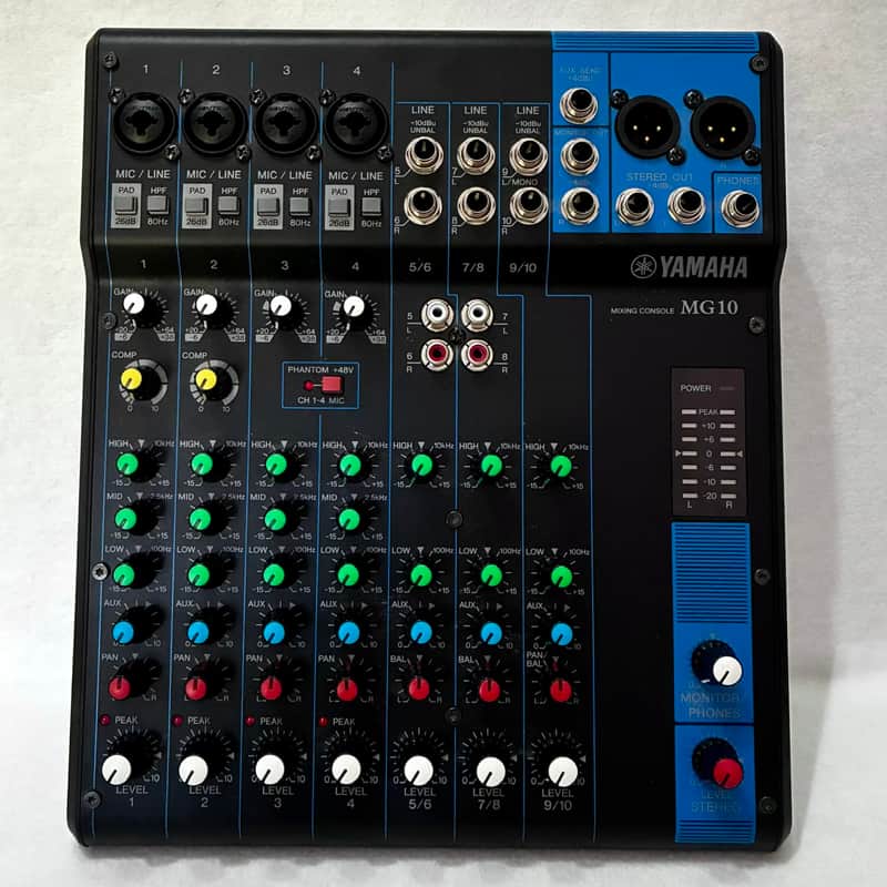 Yamaha MG10 10-Channel Analog Mixer 2013 - Present - Black image 1