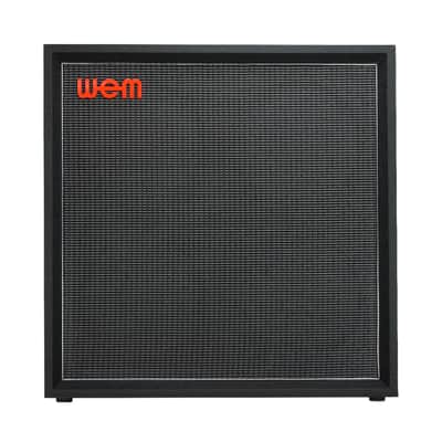 Hiwatt WEM Silver Starfinder 412 600-Watt 4x12 Guitar Speaker Cabinet - Black image 2