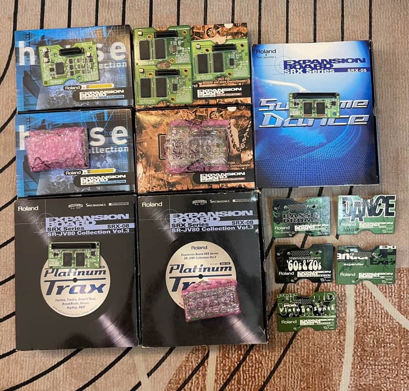 Roland SR-JV80 / SRX Expansion Board Collection - Hip Hop, House, Platinum Trax, Supreme Dance, Vintage Synth - Worldwide Shipping image 1