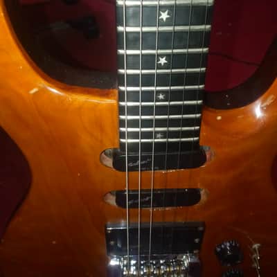 Hohner Professional SG Lion 1987-1994 - Amber flame maple image 2