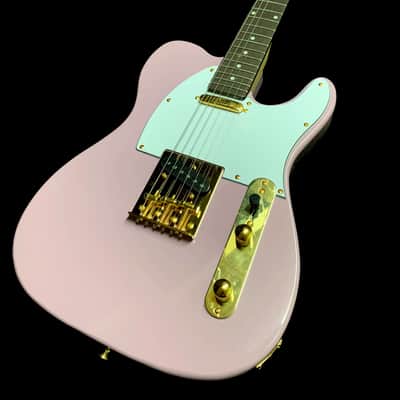 NEW Machine Gun Kelly-style PURPLE LAVENDER Tele-Style + CASE image 1