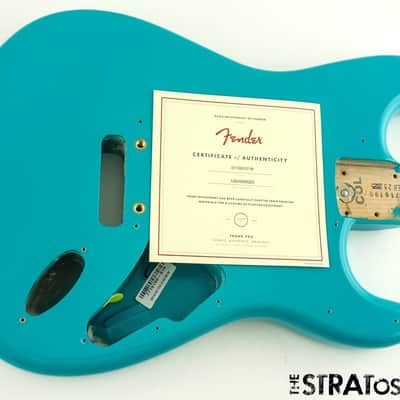 Fender American Professional II Stratocaster BODY Strat Alder MBL Miami Blue image 2