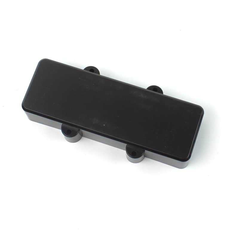 Double J style Humbucker Bass Guitar Pickup cover ,Large 113mm Black image 1