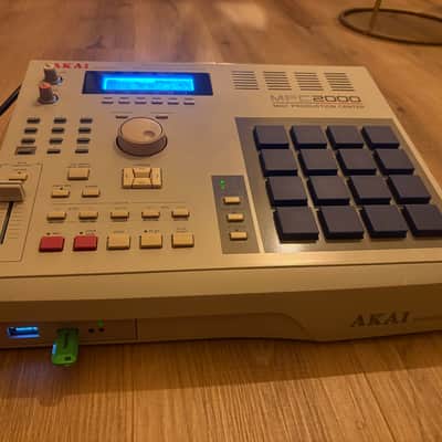 Akai MPC 2000 NEW BLUE SCREEN FAT BLUE PADS USB floppy emulator image 13
