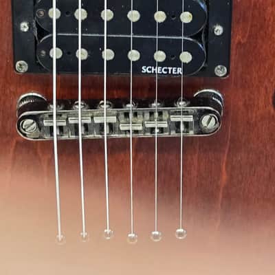 Schecter Diamond Series Omen 6 Walnut Satin Electric Guitar 2012 Ready To Play image 12