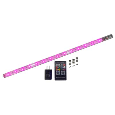 ProX X-GLOLITE20 20" RGB LED Accent Strip Light Fixture+USB Power RF Remote image 5