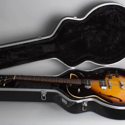 Gibson ES-125TDC Thinline Hollow Body Electric Guitar (1968), ser. #400359, molded plastic hard shell case. image 10