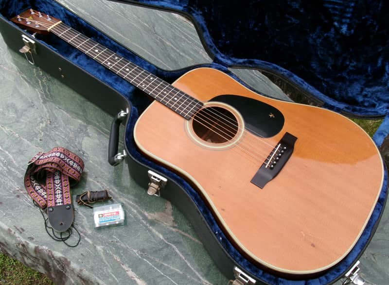 1979 Yairi DY-28 All Solid Guitar Natural+Deluxe Yairi hard case, Guitar strap and more image 1