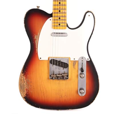 Fender Custom Shop 1955 Telecaster Heavy Relic 2-Tone Sunburst over Blonde Masterbuilt Andy Hicks image 1