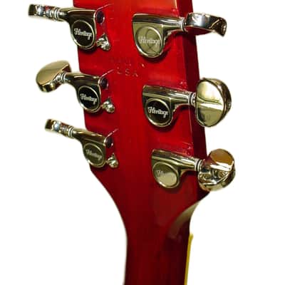 Heritage Custom Shop Core H-150 Plain Top Electric Guitar - Tobacco Sunburst w/ Case image 8