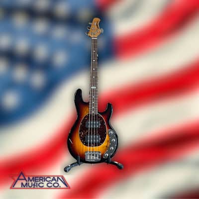 2010 Ernie Ball Music Man Ball Family Reserve 4-String Electric StingRay 3 EQ HH Bass Guitar in Vintage Sunburst image 1