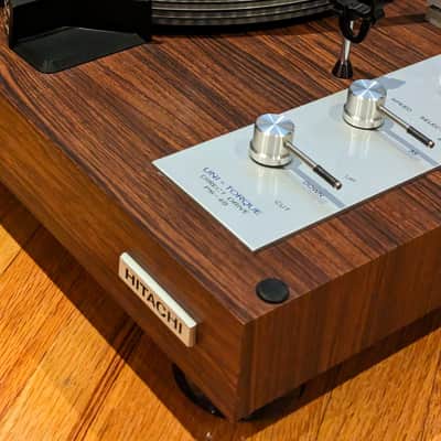 Hitachi PS-48 Direct Drive Semi Automatic Turntable/ Near Mint/ Fully Serviced, Re-Capped & Tested/ Free Shipping image 17