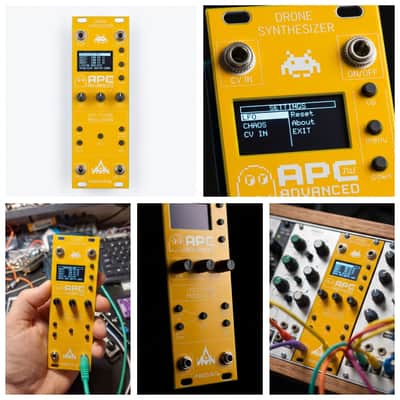 Advanced APC - 3-Oscillator Atari Punk Console Eurorack Module, 8HP Drone Synth, LFO, Chaos & CV Modulation, Circuit-Bent Punk Generator image 5