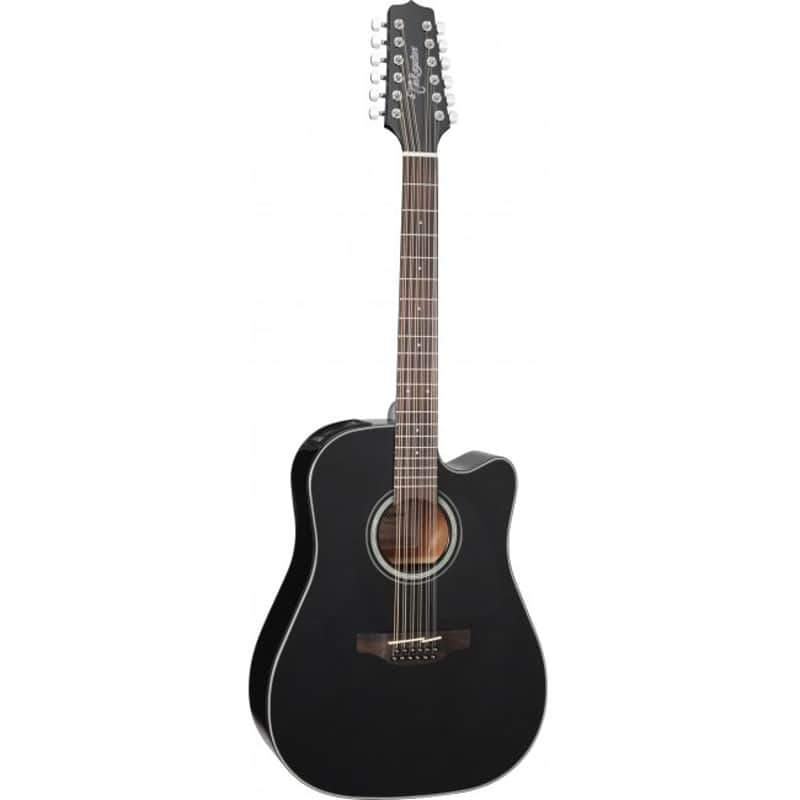 TAKAMINE GD30CE12 BLK Dreadnought 12-string Elektro-Akustik-Gitarre black image 1