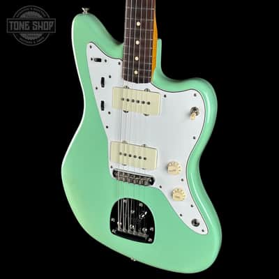 Used 2016 Fender Classic 60s Jazzmaster Lacquer Surf Green w/case TSU25375 image 3