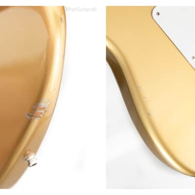 2020 Fender Lincoln Brewster Stratocaster in Aztec Gold. Boost. Dimarzio image 6