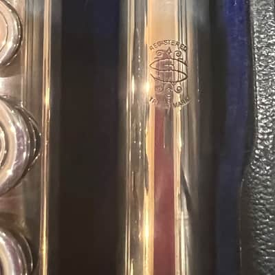 William S Haynes Handmade Conservatory Flute 1980 - Silver image 14