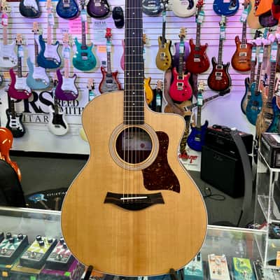 Taylor 214ce-K Acoustic Electric Torrefied Spruce Top, Hawaiian Koa Back and Sides with Soft Case image 1