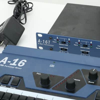 Aviom System (1) A-16T Input Module (1) A-16D A-Net Distributor (4) A-16 Mixer image 6
