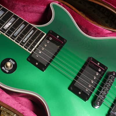 Gibson Custom Shop Order Custom Collection Les Paul Custom Planet Green Metallic-2016 image 9