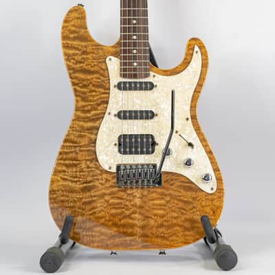 Early 2000s Fernandes HSS Super Strat Quilt Maple Top w/ Gigbag image 1