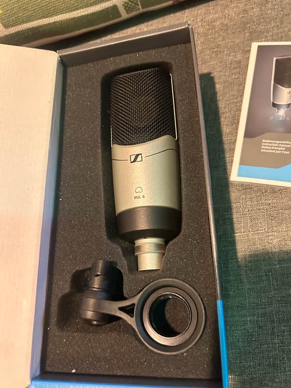 Sennheiser MK4 Cardioid Condenser - Silver / Black image 1